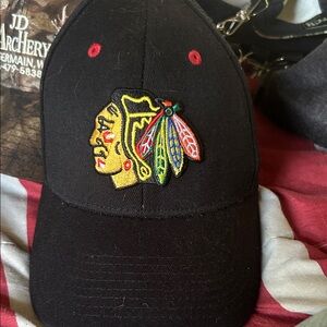 Black Cap with Embroidered Logo